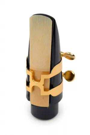 HAS1G H-Ligature Лигатура с колпачком для саксофона альт, позолоченная, Rico