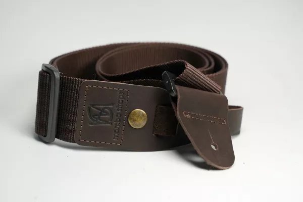 Ремень для гитары, нейлоновый, коричневый, Mamba straps, MB5072-055  рис.2 