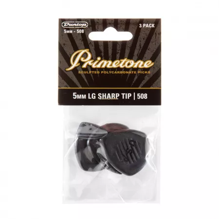 Primetone Медиаторы, 3шт, 5мм, большой острый кончик, Dunlop, 477P508