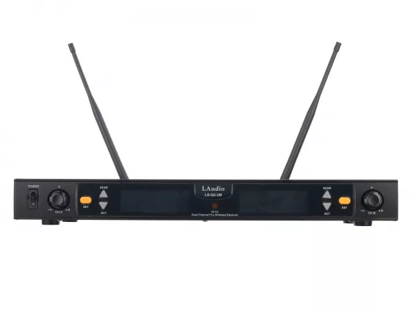 Беспроводная микрофонная система, 2 ручных передатчика, LAudio, LS-Q2-2M  рис.2 