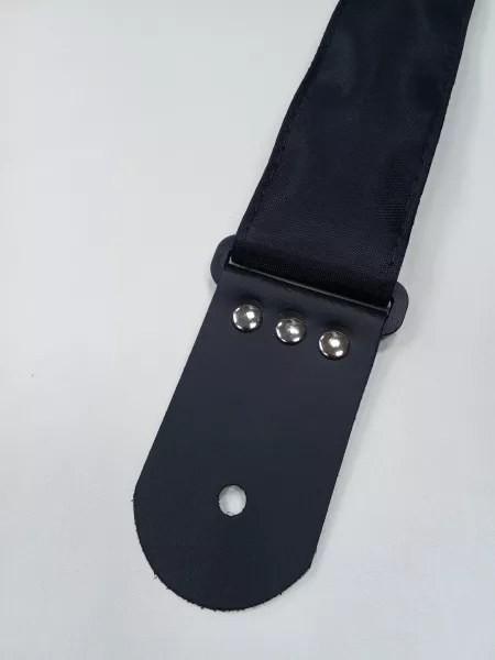 Ремень для гитары, черный, аппликация Символы, MEZZO, MZ-RG-5-1ApSymbolsBk  рис.2 