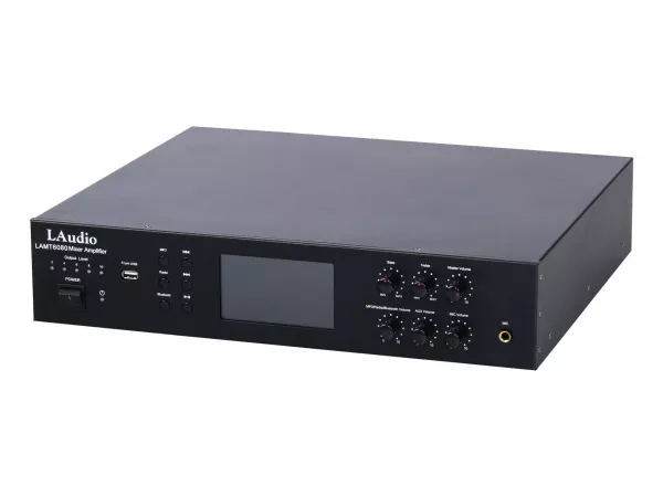 Усилитель мощности трансляционный, 80Вт, 6 зон, Laudio, LAMT6080  рис.2 