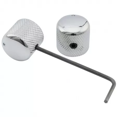 Ручка потенциометра, хром, 2шт, Musiclily, MX2806CR-2