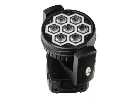 Вращающаяся голова Wash, RGBW, LED 7х10Вт+60х0,2Вт, LFocus, FO-710E