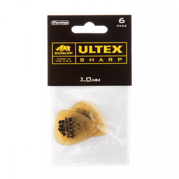 Ultex Sharp Медиаторы 6шт, толщина 1,00мм, Dunlop, 433P1.0  рис.2 