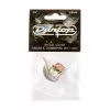 Nickel Silver Медиаторы на палец 5шт, нейзильбер, толщина .013, Dunlop, 33P.013