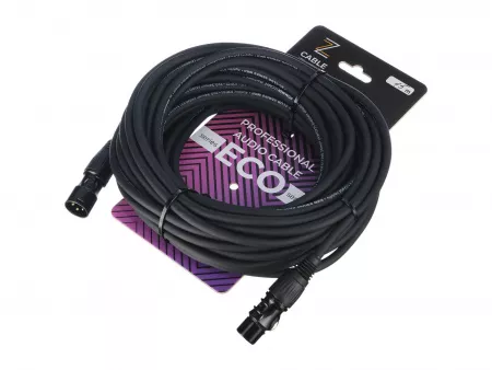 Кабель микрофонный 15м, ZZcable, E4-XLR-M-F-1500-0
