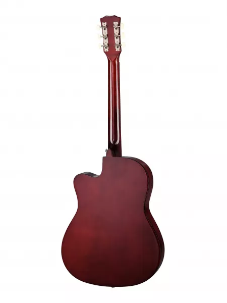 Акустическая гитара с чехлом, ремнем, тюнером, санберст, Foix, FFG-2039CAP-SB  рис.2 