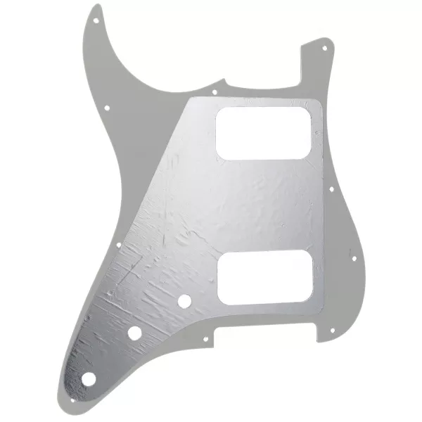 Пикгард для электрогитары Fender Stratocaster HH, 3 слоя, белая, Musiclily, MX2248AW  рис.2 