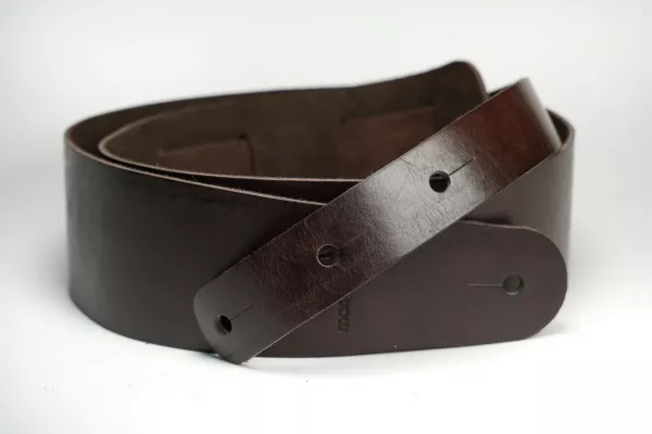 Ремень для гитары, кожаный, махагон, Mamba straps, MB6061-114  рис.2 