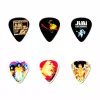 Jimi Hendrix Experienced Медиаторы 12шт, средние, в коробочке, Dunlop, JH-PT01M