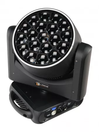 Вращающаяся голова Wash, RGBW, IP20, 19х40Вт+48х0.2Вт, LFocus, FO-1940FN