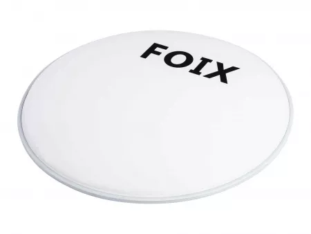 Пластик для малого и том барабана 18", белый, с покрытием, Foix, FDH-25WC-18
