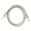 Патч-корд RJ-45 (m)-RJ-45 (m) 1.0м кат.5е ПВХ 26AWG, серый, в пакете, GoPower, 00-00027472