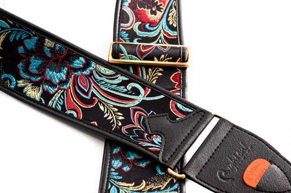 Talisman Beppu II Teal Ремень для гитары, текстиль/синтетика, RightOn Straps, 8419612000858  рис.2 