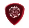 Flow Gloss Медиаторы 3шт, толщина 2мм, Dunlop, 550P2.0
