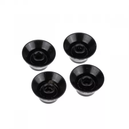 Комплект ручек потенциометров, Les Paul, черные, 4шт, Musiclily, MX1560BK-4