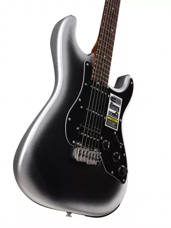 Электрогитара с встроенным процессором, серебристая, GTRS, P800-Professional-800-DS