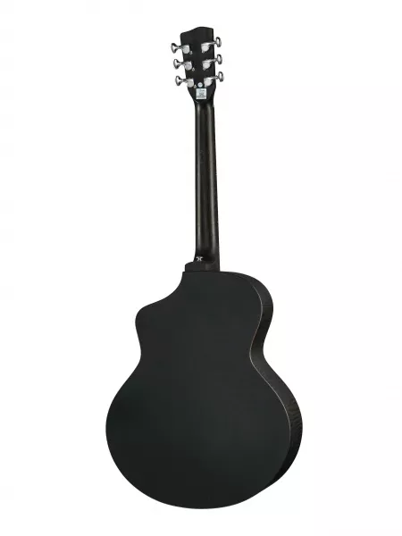 Акустическая гитара, с вырезом, черная, Luxars, R2-M  рис.2 