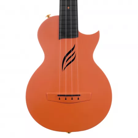 Carbon Fibre Укулеле концертный, с чехлом, оранжевый, углеволокно, Cascha, HH-2289