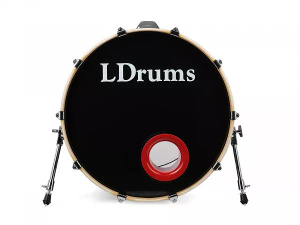 Бас-барабан 22" x 18", черный, LDrums, 5001013-2218  рис.2 