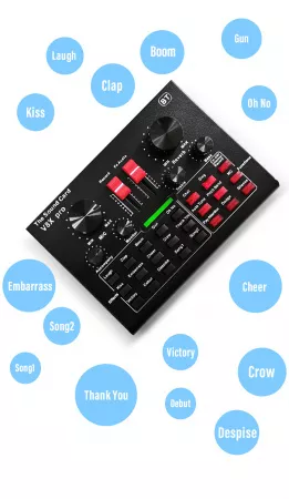 Звуковая карта USB, 16 бит/48 кГц, Foix, V8XPro