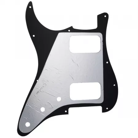 Пикгард для электрогитары Fender Stratocaster HH, 3 слоя, черная, Musiclily, MX2248BK