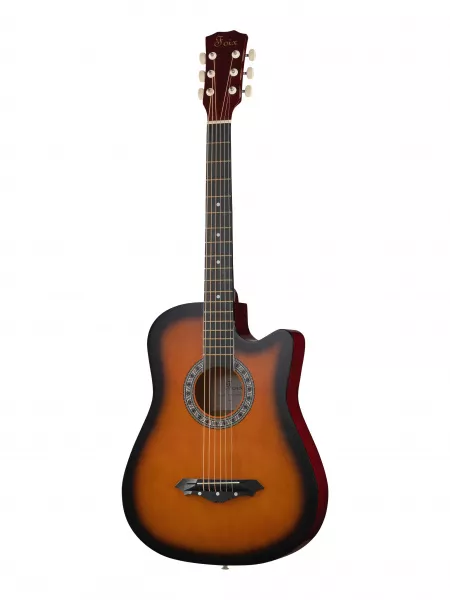 Акустическая гитара+Аксессуары, санбёрст, Foix, FFG-2038CAP-SB  рис.2 