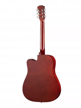 Акустическая гитара, с вырезом, санберст, Foix, FFG-4101C-SB