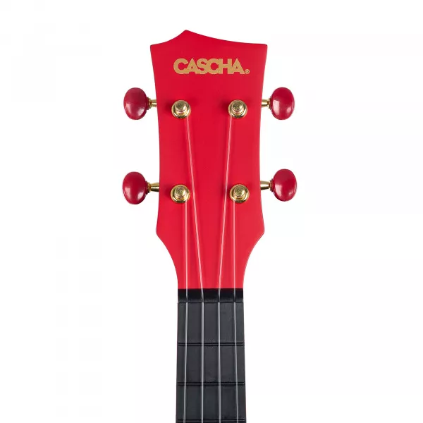 Carbon Fibre Укулеле концертный, с чехлом, красный, углеволокно, Cascha, HH-2280  рис.2 