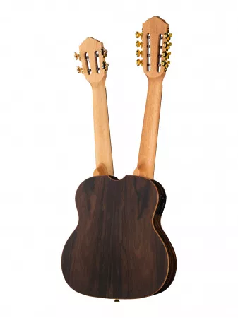 Custom Built Series Укулеле тенор, с двумя грифами 4/8 струн, со звукоснимателем, Ortega, HYDRA-ZS