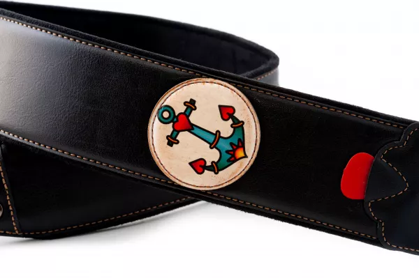 Groove Old School Anchor Ремень для гитары, текстиль/синтетика, RightOn Straps, 8419612002418  рис.2 