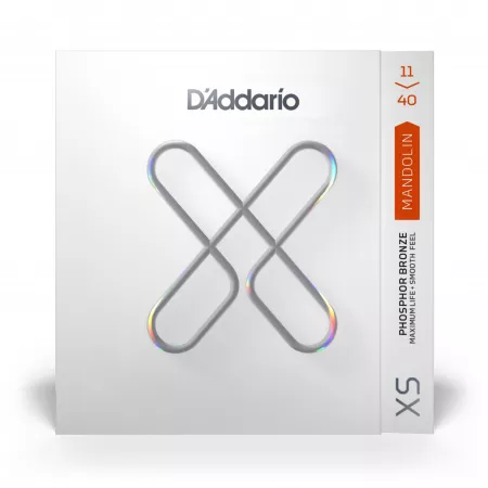 XS Комплект струн для мандолины, фосфорная бронза, 11-40, D'Addario, XSM1140