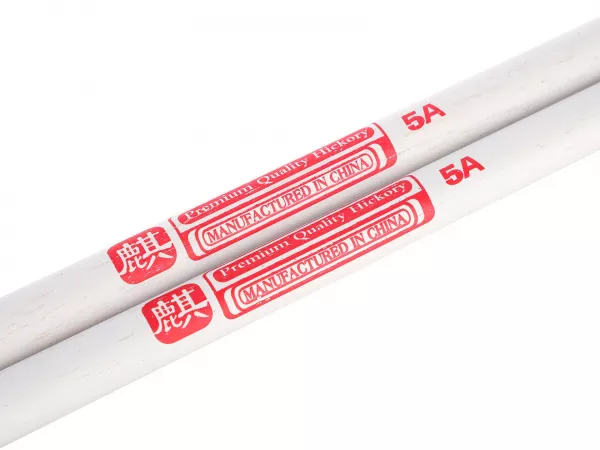 Colored Series QI 5A WHITE Барабанные палочки, орех гикори, белые, HUN, 10103004  рис.2 