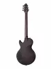 Электрогитара, черная, Clevan, CP-52FTBK-GLOSS