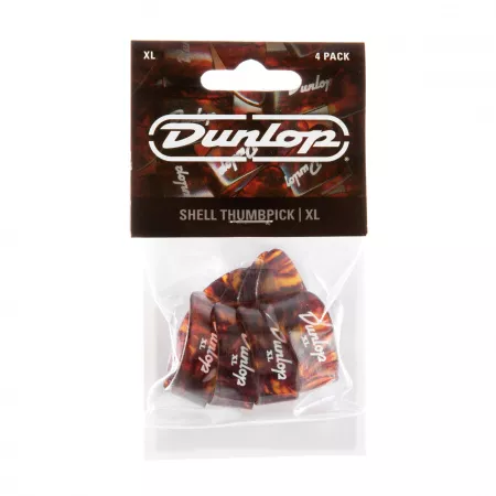 Медиаторы на большой палец 4шт, очень большие, пестрые, Dunlop, 9024P