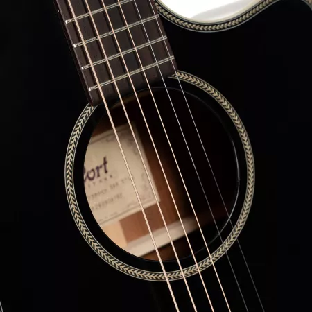 Essence Special series Электро-акустическая гитара, черная, Cort, ES-GA4-Special-BTSG