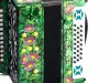 Гармонь Тульская-301М 25х25-III с двумя ремнями, зеленая, Тульская гармонь, G-21-GR