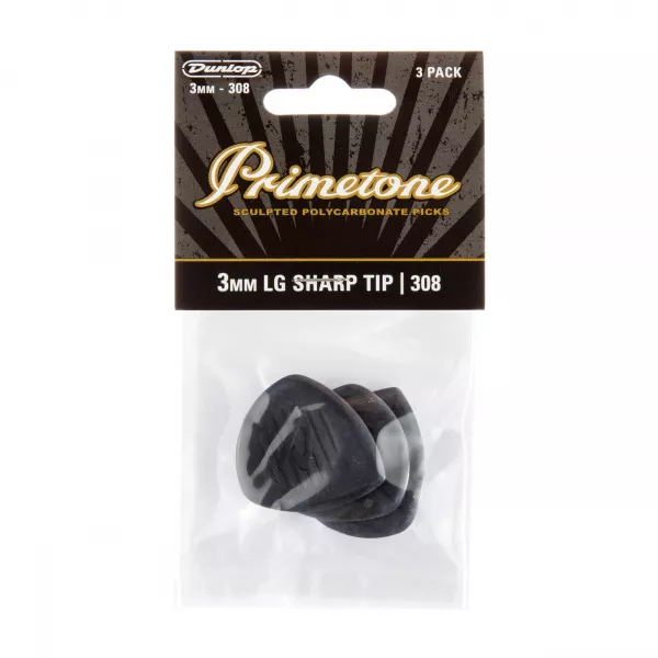 Primetone Медиаторы, 3шт, 3мм, большой острый кончик, Dunlop, 477P308  рис.2 