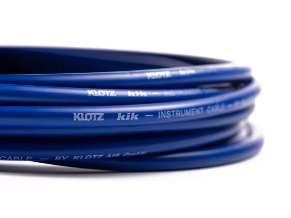 KIK Кабель инструментальный 4,5м, прямой/угловой коннекторы, Klotz, KIKKG4.5PRBL  рис.2 