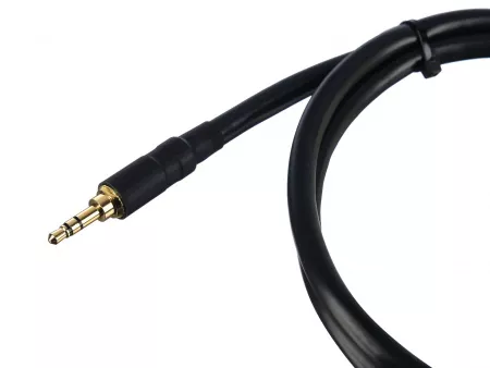 Кабель 3,5-2хJack, угловой, 1м, ZZcable, G53-3,5-2JR-0100-0