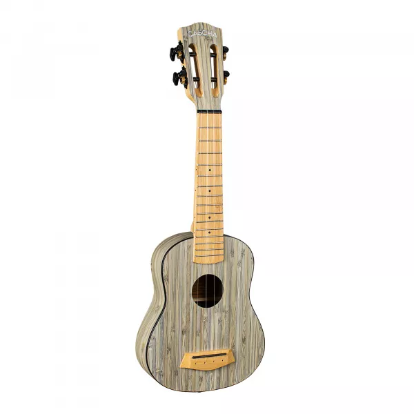 Bamboo Series Graphite Укулеле сопрано, с чехлом, графит, Cascha, HH-2315  рис.2 