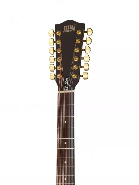 SG2 Сайлент-гитара 12-струнная, темно-коричневая, MIG Guitars, SG2SCH23  рис.2 