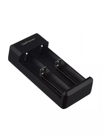 LiCharger Eco 2 Зарядное устройство для аккумуляторов Li-ion 2 слота, GoPower, 00-00031389