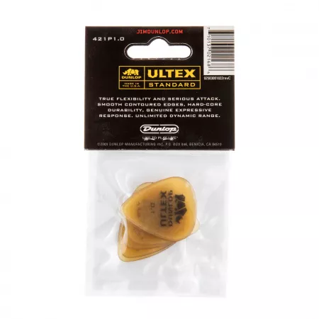 Ultex Standard Медиаторы 6шт, толщина 1,00мм, Dunlop, 421P1.00