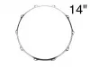 Обод малого и том барабана 14", верхний, сталь 2.3мм, LDrums, HA11-231410CR