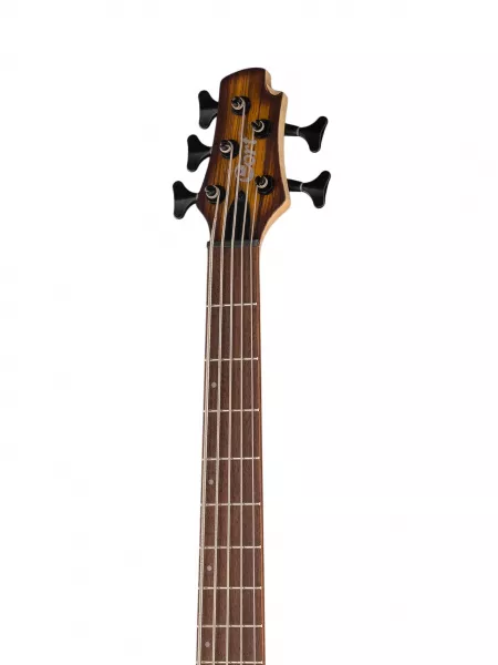Artisan Series Бас-гитара, 5-ти струнная, табако санберст, Cort, C5-Plus-ZBMH-OTAB  рис.2 