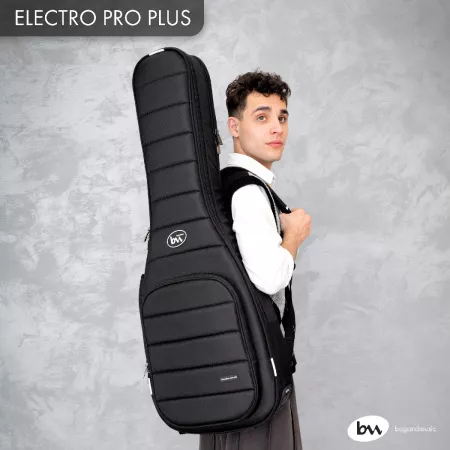 Electro Pro Plus Чехол для электрогитары, черный, BAG&music, BM1136