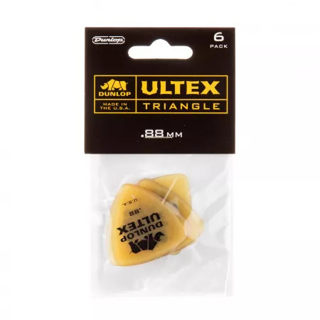Ultex Triangle Медиаторы 6шт, толщина 0,88мм, треугольные, Dunlop, 426P.88
