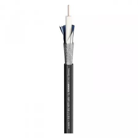 SC-Vector 0.8/3.7 PVC BLK Кабель коаксиальный 75 Ом, 100м, Sommer Cable, 600-0161